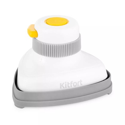 Отпариватель Kitfort КТ-9131-1, ручной, 800 Вт, 50 мл, 12 г/мин, бело-жёлтый