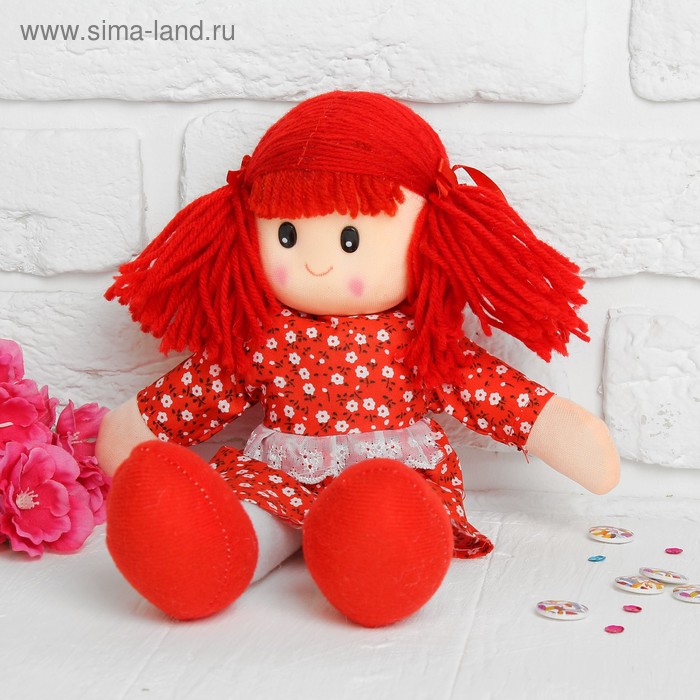 Мягкая игрушка «Кукла» в платьице, цвета МИКС - Фото 1