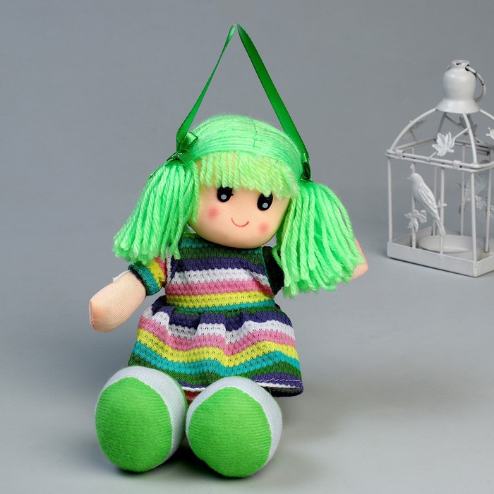 Мягкая игрушка «Кукла», в вязаном платьишке, цвета МИКС - фото 1884715471