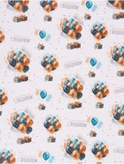 Бумага упаковочная, глянцевая «С днем рождения», подарки с шариками, 70×100 см, 1 лист - Фото 2