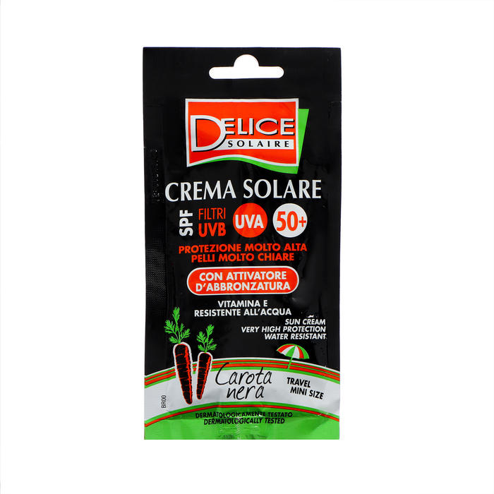 Солнцезащитный крем Delice Solaire со степенью защиты SPF 50+ с экстрактом чёрной моркови, 5 1040235 - Фото 1