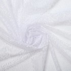 Занавеска без шторной ленты 160х170см, арт. К159, белый, пэ 100% - Фото 5