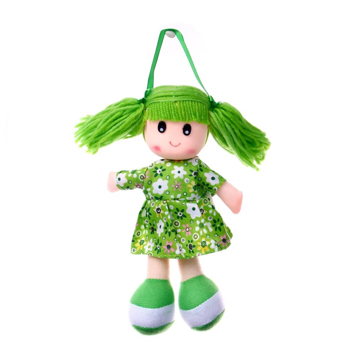 Мягкая кукла в платьишке, цвета МИКС - фото 1905340433