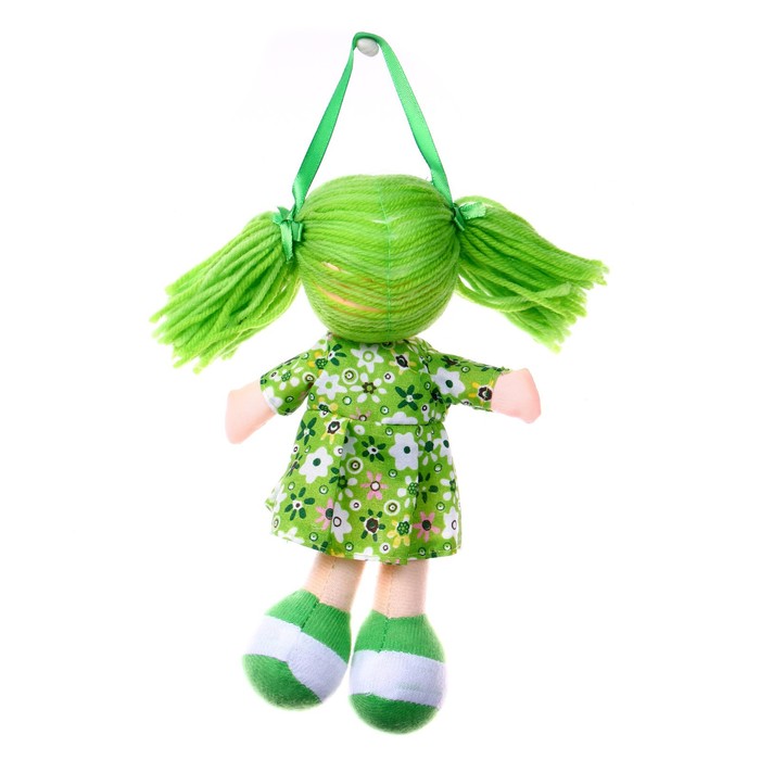 Мягкая кукла в платьишке, цвета МИКС - фото 1883233110