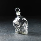 УЦЕНКА Штоф стеклянный «Череп», 400 мл, 11×8×15 см - Фото 1