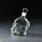 УЦЕНКА Штоф стеклянный «Череп», 400 мл, 11×8×15 см - Фото 3