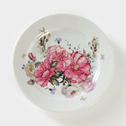 Тарелка фарфоровая «Розовый цветок», d=17,5 см - фото 321490917