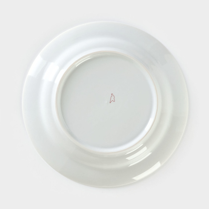 Тарелка фарфоровая «Маргаритки», d=24 см