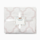 Покрывало жаккардовое Орнамент 145х212см, цв.бел/сер, хл50%, пэ30%, пан20% - фото 24042868