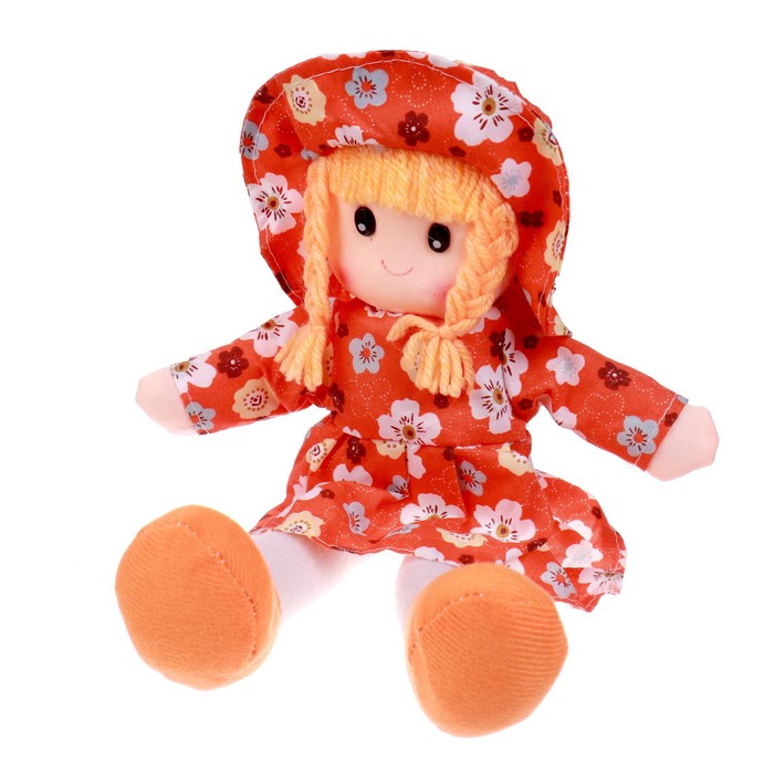 Мягкая игрушка «Кукла», в шляпке и платьишке, цвета МИКС - фото 1884715488