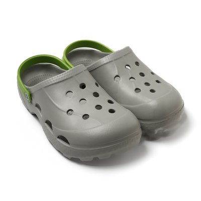 Сабо женские «Ола», размер 40, серые, салатовые