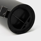 Ведро мусорное с педалью Stölz, 3 л, нержавеющая сталь, чёрное - Фото 6