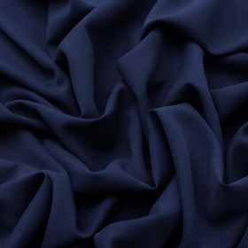 Ткань плательная Safari гладкокрашеная, ширина 150 см, цвет тёмно-синий