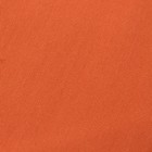Ткань сорочечная гладкокрашеная хлопок, ширина 150 см, цвет оранжевый - Фото 2