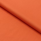 Ткань сорочечная гладкокрашеная хлопок, ширина 150 см, цвет оранжевый - Фото 3