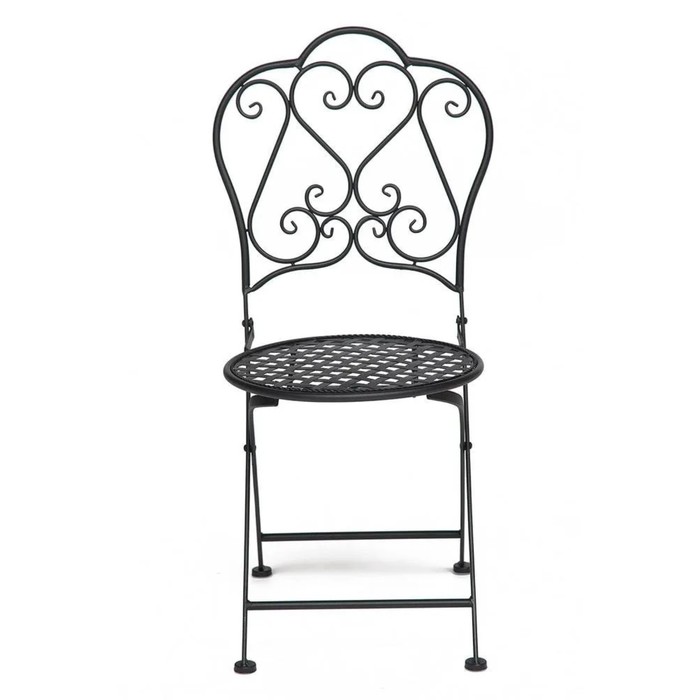 Стул Secret De Maison Love Chair стальной сплав, 43х48х91см, черный - фото 1908136534