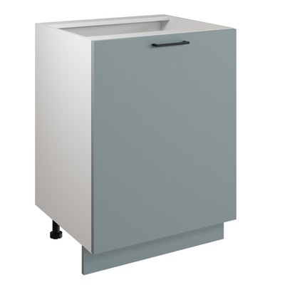 Шкаф напольный «Симпл 600», 600×510×820 мм, цвет пыльный зеленый/белый