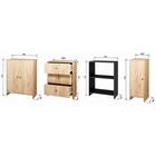 Тумба под ТВ «Комплект 3», 2100×300×776 мм, цвет дуб крафт/антрацит  (артикул 10453957)  большой выбор товаров оптом и в розницу по низким ценам с доставкой