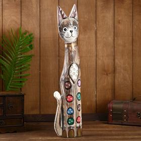 УЦЕНКА Сувенир дерево «Кошка» 60×12×6.5 см 10454085