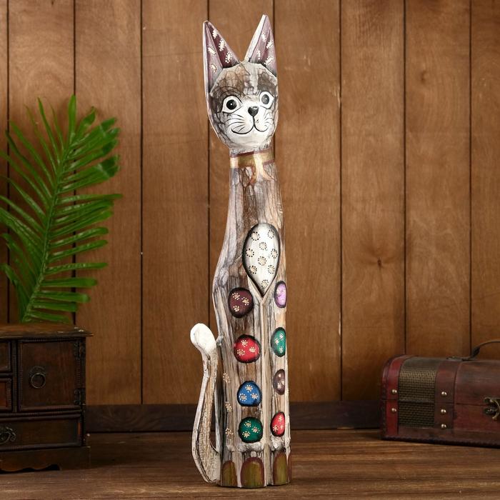 Сувенир дерево «Кошка» 60×12×6.5 см - Фото 1
