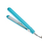 УЦЕНКА Выпрямитель Luazon LW-26, мини, 25 Вт, керамическое покрытие, 65×15 мм, до 160 °C, бирюзовый - Фото 1