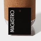 Бутылка для воды Magistro Cork, с элементами пробки, 610 мл, 7.5×7.5×22 см, пластик - Фото 6