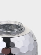 Бокал с крышкой и трубочкой Доляна «Сияние», 600 мл, 11×11×10.5 см, цвет серебряный - Фото 3