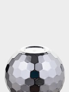 Бокал с крышкой и трубочкой Доляна «Сияние», 600 мл, 11×11×10.5 см, цвет серебряный - Фото 4