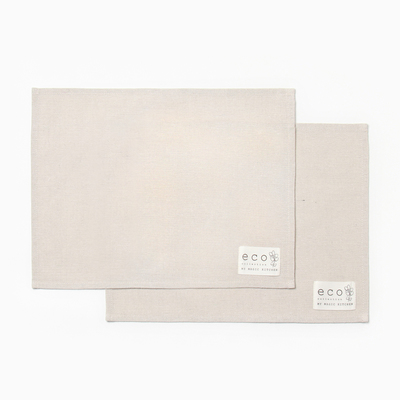 Набор салфеток Доляна My magic kitchen, 35×40±2 см - 2 шт. хлопок, рогожка 160 г/м²