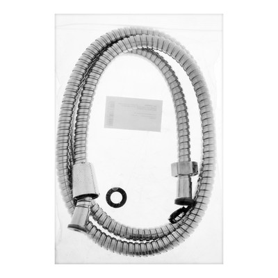 Душевой шланг ZEIN TDK002, 150 см, гайка металл, гайка пластик 1/2", Имп/Имп