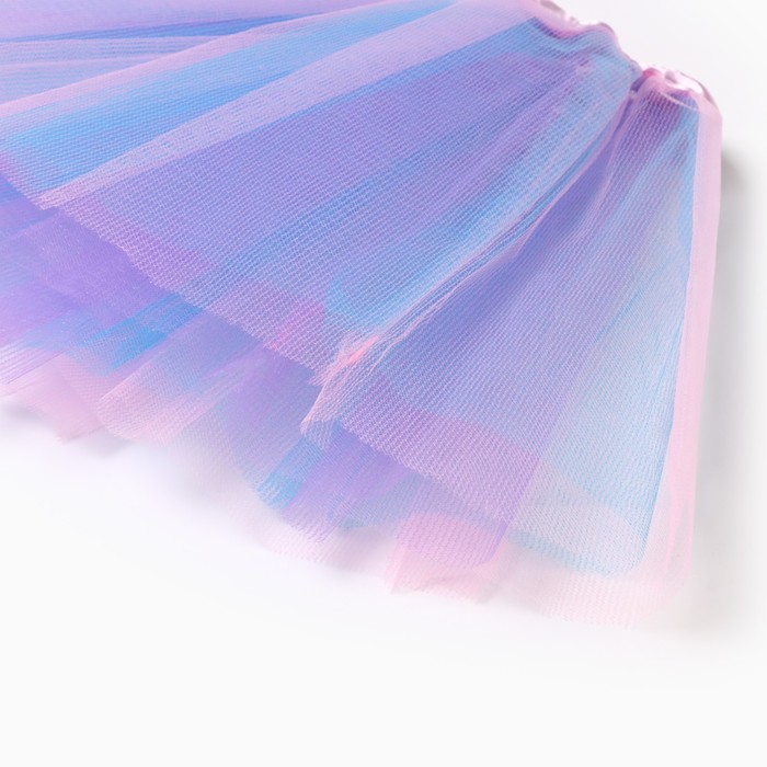 Набор для фотосессии KAFTAN "Единорог": юбка трехслойная и ободок, 25 см