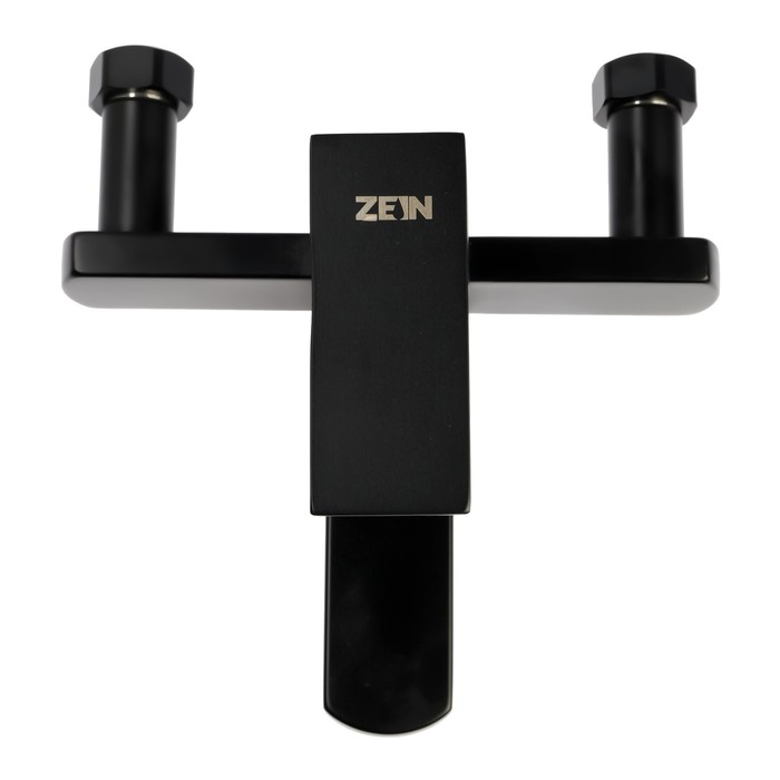 Смеситель для ванны ZEIN Z3837, однорычажный, душевой набор, черный