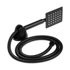 Смеситель для ванны ZEIN Z3837, однорычажный, душевой набор, черный - Фото 10