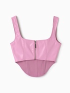 Корсет женский кожаный MIST, размер XS, розовый 9934536