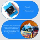 Аккумулятор холода гелевый «Мастер К» Снежинки, 200 мл, для термосумок, 16×11×1.5 см - Фото 2