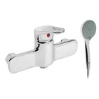 Смеситель для душа ZEIN Z4115, однорычажный, лейка 5 режимов, шланг, держатель, хром - Фото 5