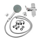 Смеситель для душа ZEIN Z4115, однорычажный, лейка 5 режимов, шланг, держатель, хром - Фото 11