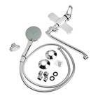 Смеситель для ванны ZEIN Z4116, однорычажный, лейка 5 режимов, шланг, держатель, хром - Фото 12