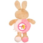 Игрушка-погремушка мягкая M&B «Зайка», от 3 мес. - Фото 3