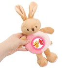 Игрушка-погремушка мягкая M&B «Зайка», от 3 мес. - Фото 7
