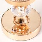 Настольная лампа сенсорная «Билди» LED 3 Вт 3000-6000К USB АКБ диммер золото 9.5×9.5×29.5 см - Фото 5