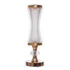 Настольная лампа сенсорная «Билди» LED 3 Вт 3000-6000К USB АКБ диммер золото 9.5×9.5×29.5 см - Фото 8