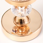 Настольная лампа сенсорная "Билди" LED 3Вт 3000-6000К USB АКБ диммер золото 9,5х9,5х29,5 см   102220 - фото 809489228