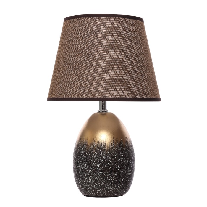 Настольная лампа "Лиднер" Е14 40Вт черно-золотой 23х23х36 см