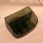 Органайзер для хранения «GREEN», 6 секций, 23×15.5×11 см, полупрозрачный, зелёный - Фото 6