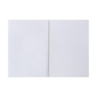 Тетрадь на спирали Calligrata A4, 60 листов, в клетку, чёрная - Фото 3