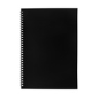 Тетрадь на спирали Calligrata A4, 60 листов, в клетку, чёрная - Фото 4