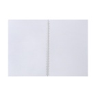 Тетрадь на спирали Calligrata A4, 60 листов, в клетку, чёрная - Фото 5