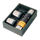 Набор «Мастер К»: термос 680 мл и 3 кружки, сохраняет тепло 12 ч, нержавеющая сталь, пластик, чёрный, зелёный - Фото 4