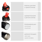 Термокружка, 380 мл, Coffee "Мастер К", сохраняет тепло до 6 ч, черная - Фото 2